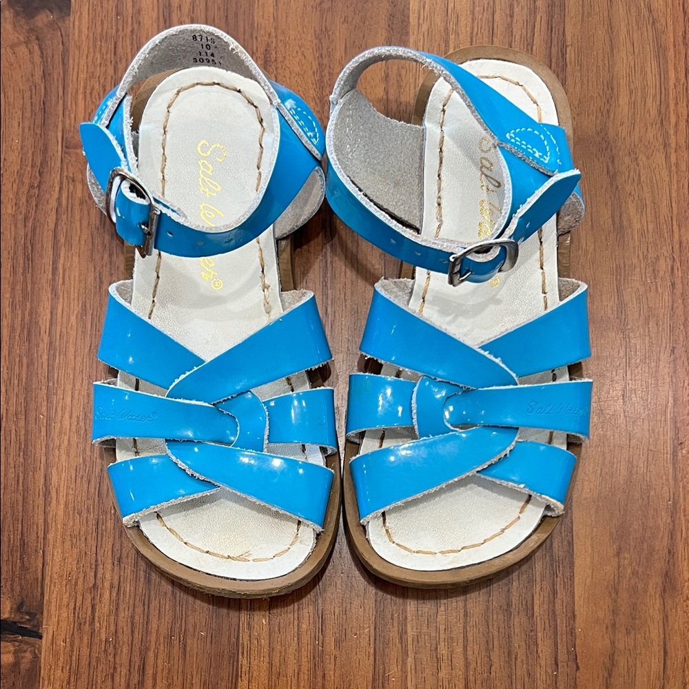 Salt Water Sandals by Hoy Bright Blue Kids Sandals